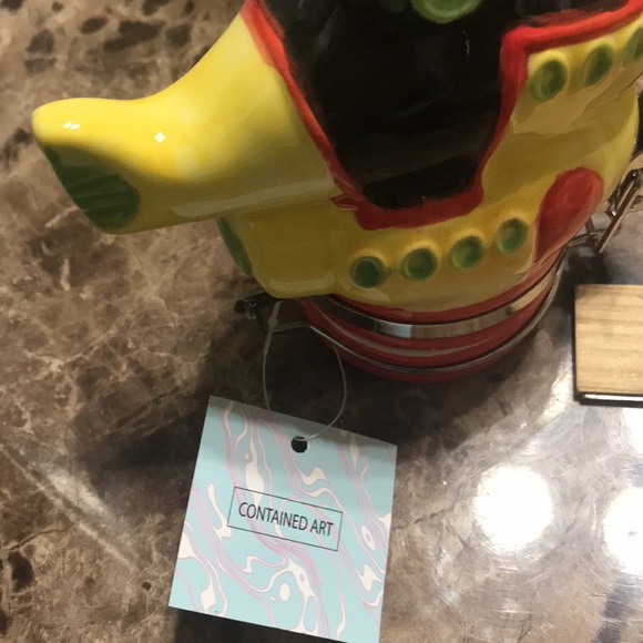 Contained Art Submarine Ceramic Container Jar New - Picture 8 of 13